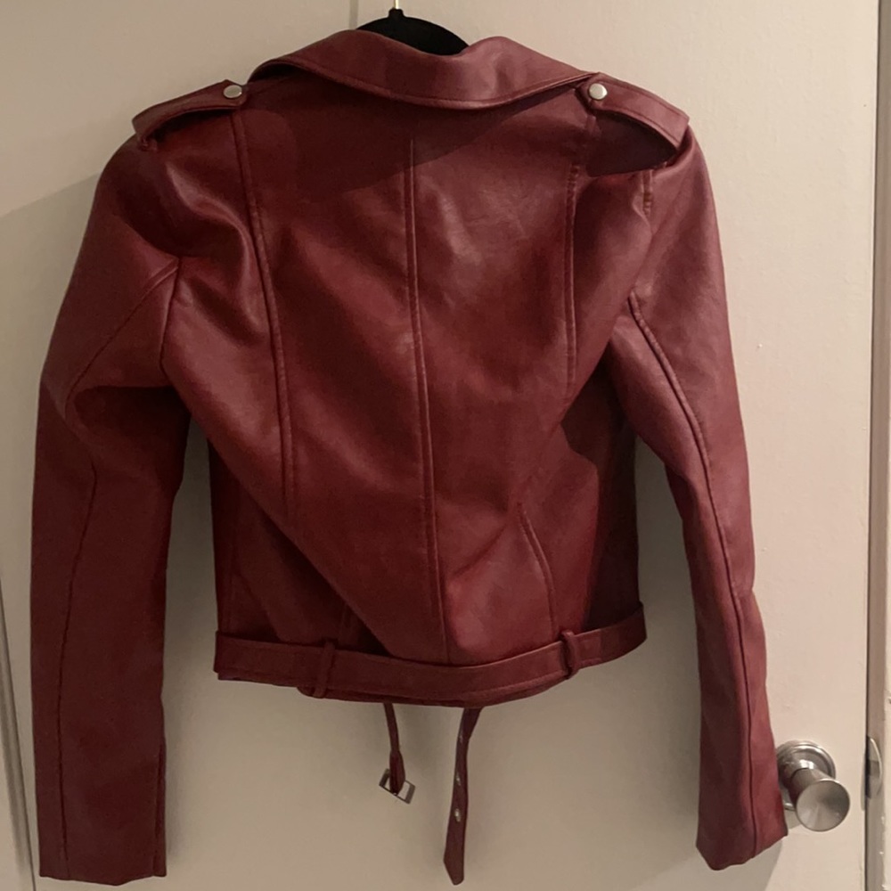 Red Bomber Jacket - Picture 2 of 7